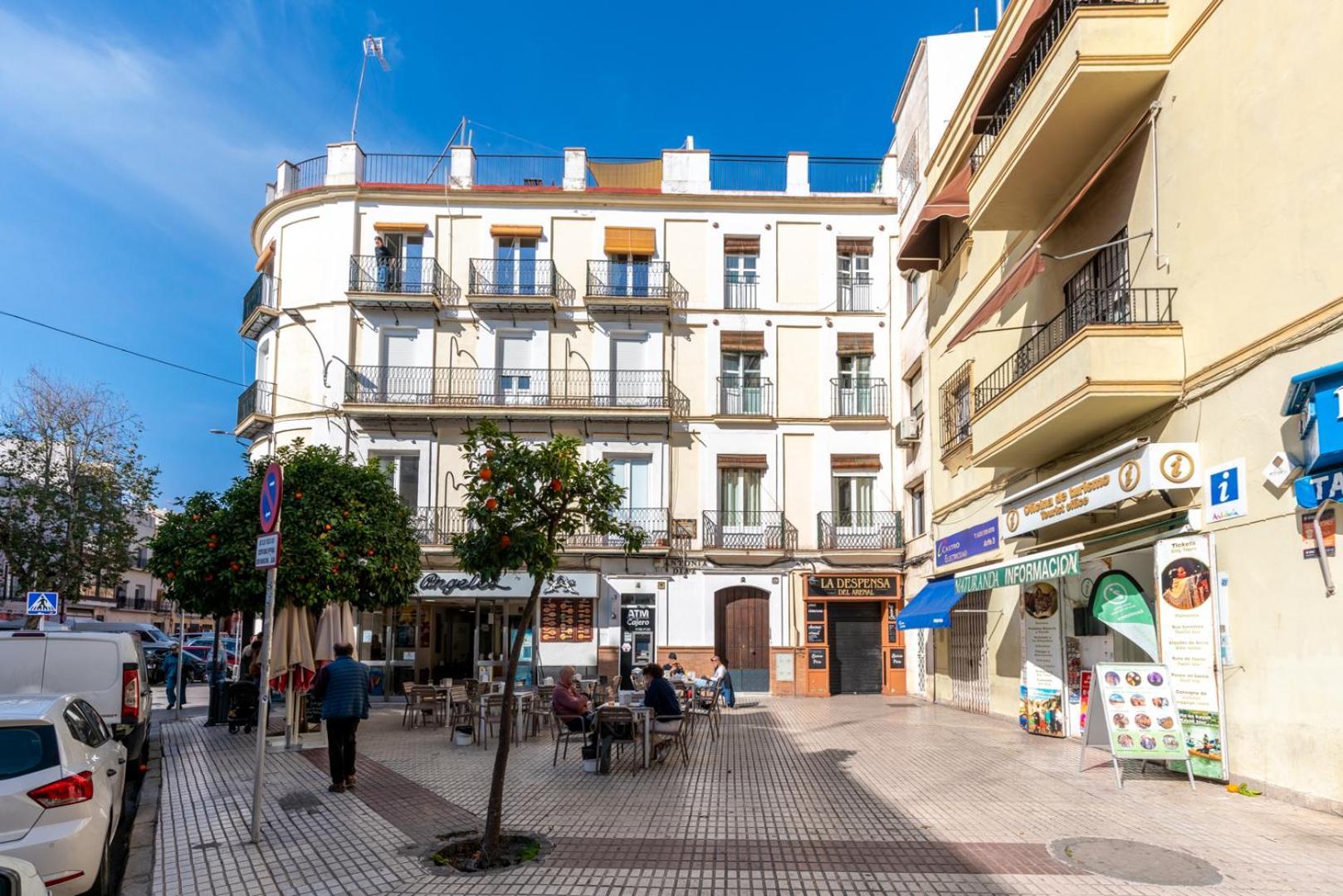 Luminoso Ático con Terraza, Calle Antonia Diaz Sevilha Exterior foto